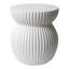 Table d'appoint Mander Fiberstone - Table d'appoint en sablier nervuré pour l'intérieur ou l'extérieur-623670254