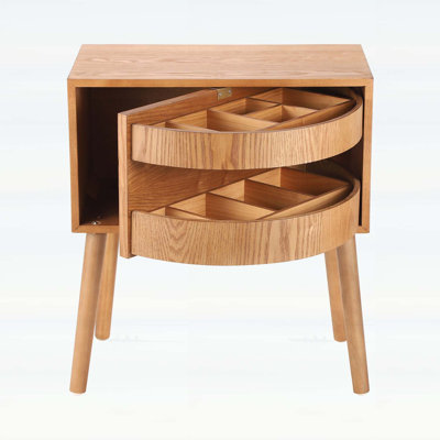 Rotating Hidden Compartment Nightstands