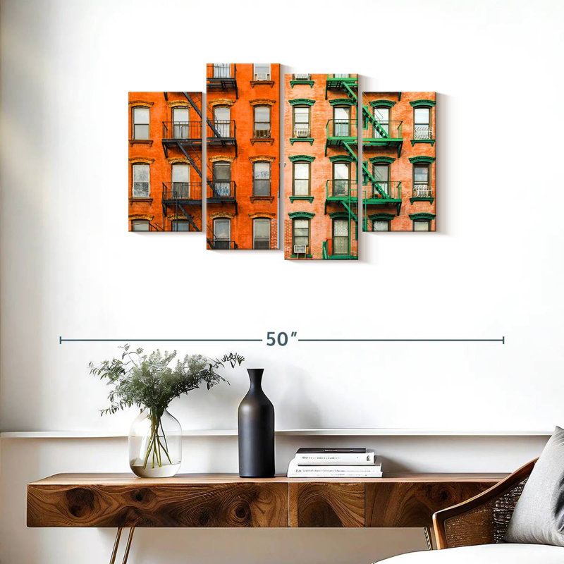 Lilie NYC Fire Escapes, H 22 po x l 36 po