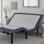 Base de lit simple TG réglable avec massage, réglages de la tête / du pied et amp; Aucun sommier tapissier requis