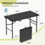 Tables pliantes portatives 4Ft