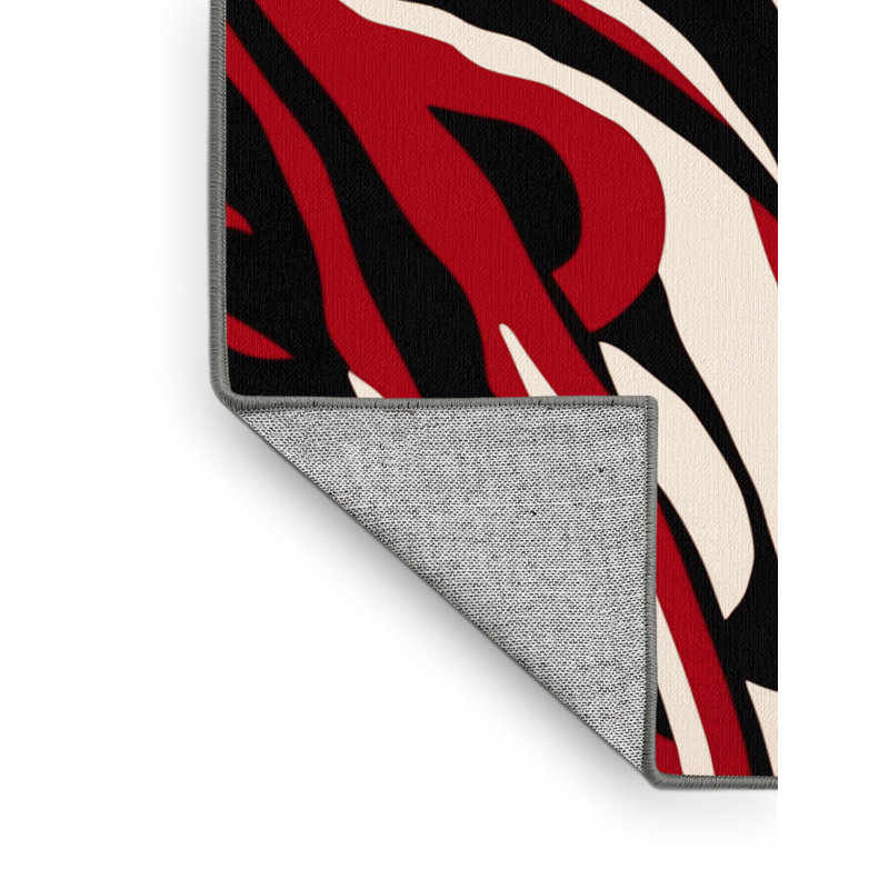 Crimson Path Rug, Rectangle 2' x 3'