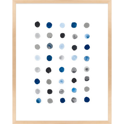 Blue Dot 2 Painting by Andrea Stokes