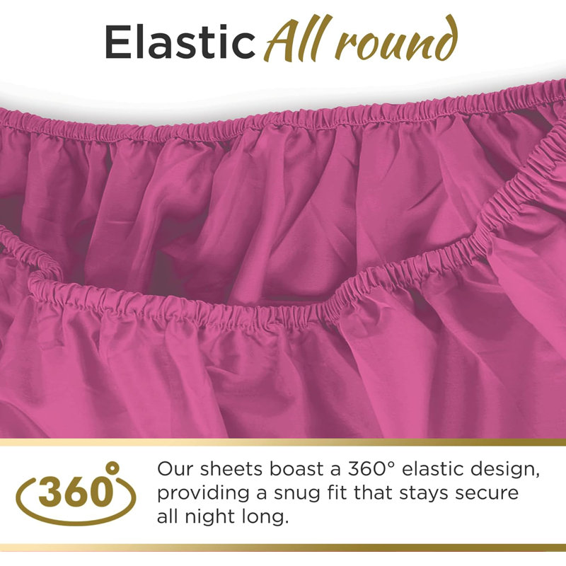 Ensemble de draps 100% microfibre double brossé - très doux et infroissable - poches profondes de 15 po - idéal pour les dortoirs, les hôpitaux et les lits séparés - ensemble de 3 pièces