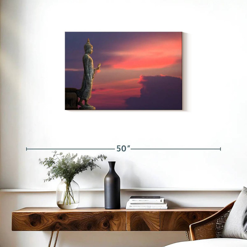 Adella Sunset Sky Buddha, 20" H x 30" W