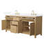 Pendry 72" Freestanding Double Bathroom Vanity with Quartz Top-1960441980