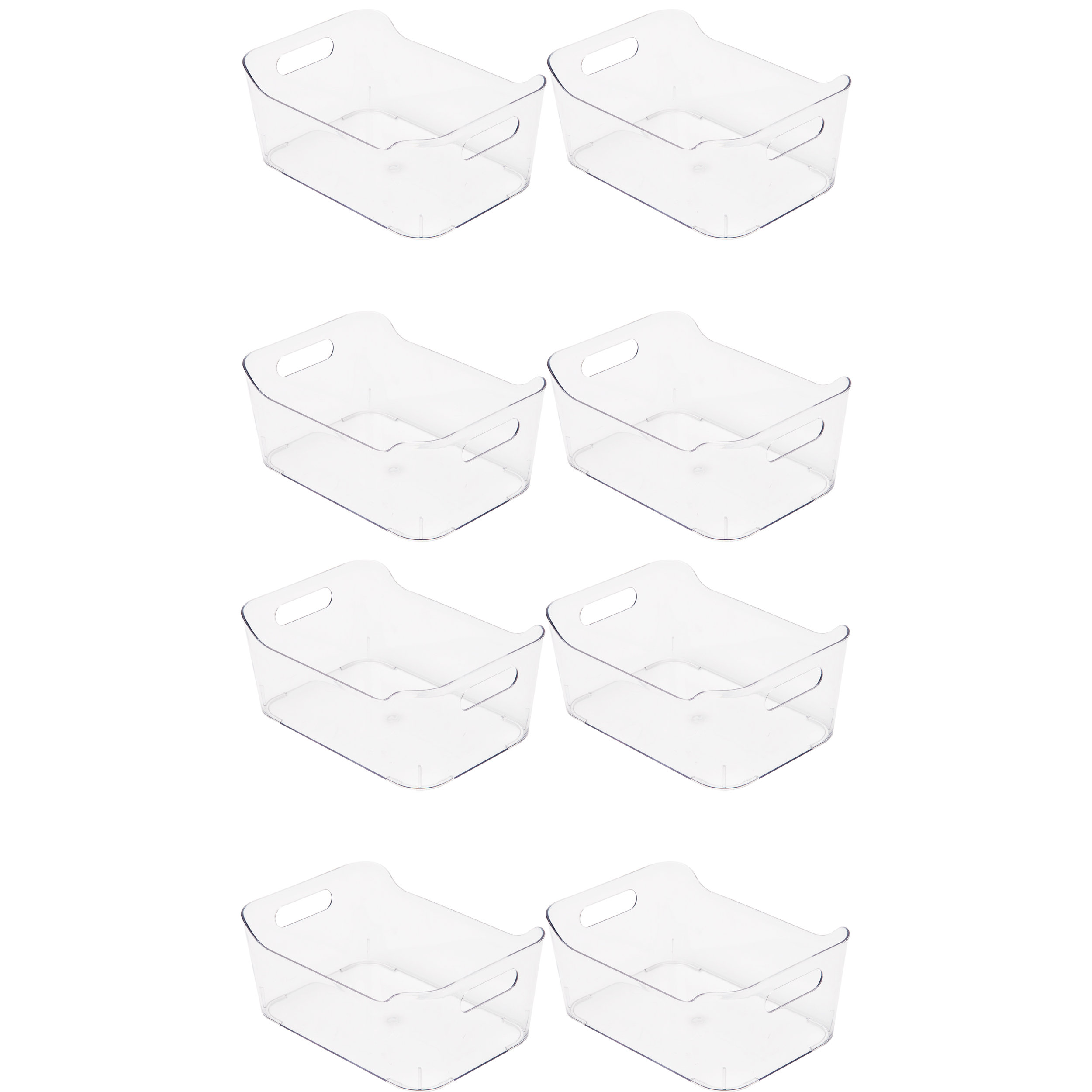 Organiseur De Sachets De Thé Mind Reader - 6 Tiroirs Acrylique Noir, Mur Ou Comptoir