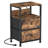 Nightstand With Charging Station & Usb Ports, End Table With Fabric Drawers Storage Shelf, Sofa Bed Side Table Night Stand For Bedroom Living Room-198045122