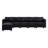 Shealene Modular Sectional Sofa with Reversible L Shaped Couch with Storage 5-seat Convertible Sofa with Ottoman-1650660238