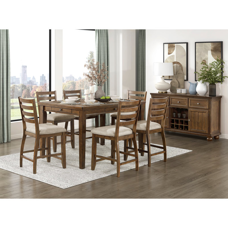 Rava Dining Table, Brown