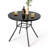 Round Glass Outdoor Dining Table