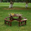 Table de pique-nique d'extérieur pour 8 personnes-1966989357