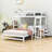 Jahkai Kids Twin Over Full Bunk Bed with Drawers and Desk