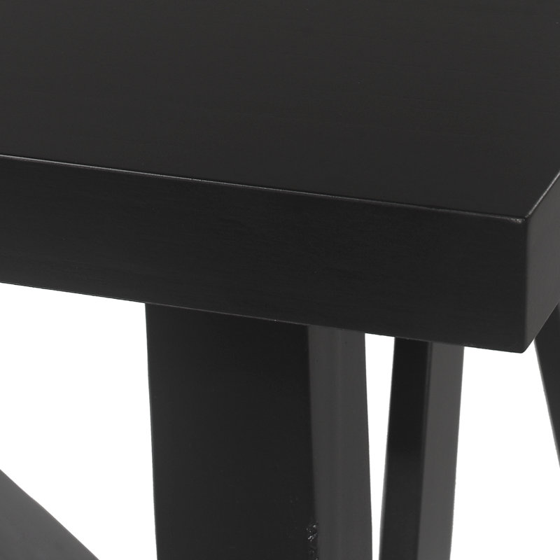 Ensemble repas 6 personnes Ethyn, Noir, Noir