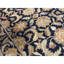 Tapis noir et noir de haute qualité noué à la main