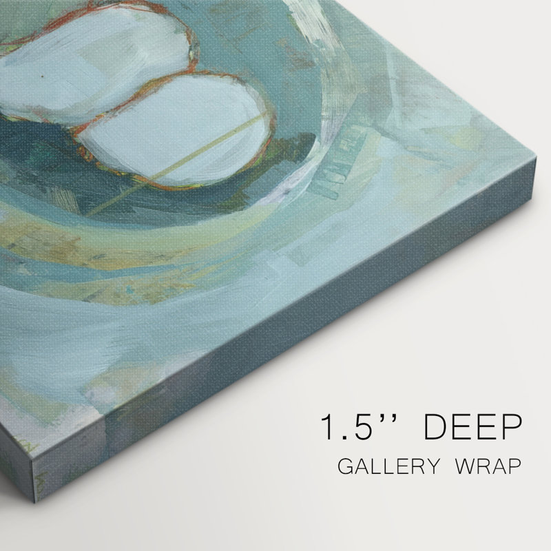 Blue Nest I -Gallery Wrapped Cavas, 18" H x 27" W