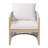 Carolene Curved Aluminum Lounge Chair With Cushions-2105318462