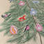 Housse de coussin en velours brodé Christmas Tree 18 x 18 po