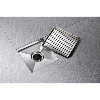 6 Inch Grid Shower Floor Drain