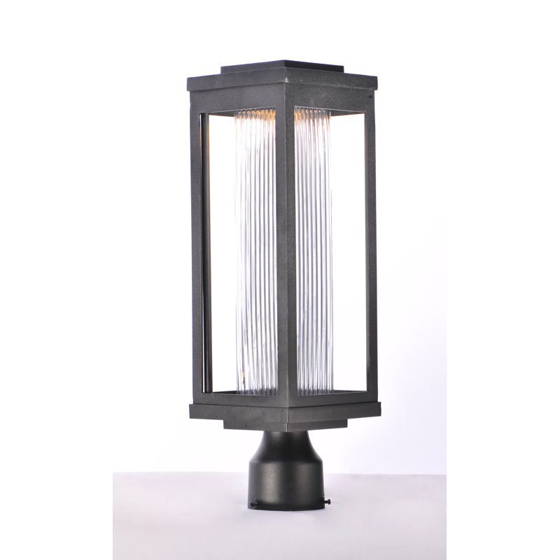 Tête de lanterne DEL câblée à 1 lumière H 16,5 po Ardisj
