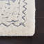 Tapis oriental ivoire en laine / coton touffeté à la main Micro-Loop-854594510