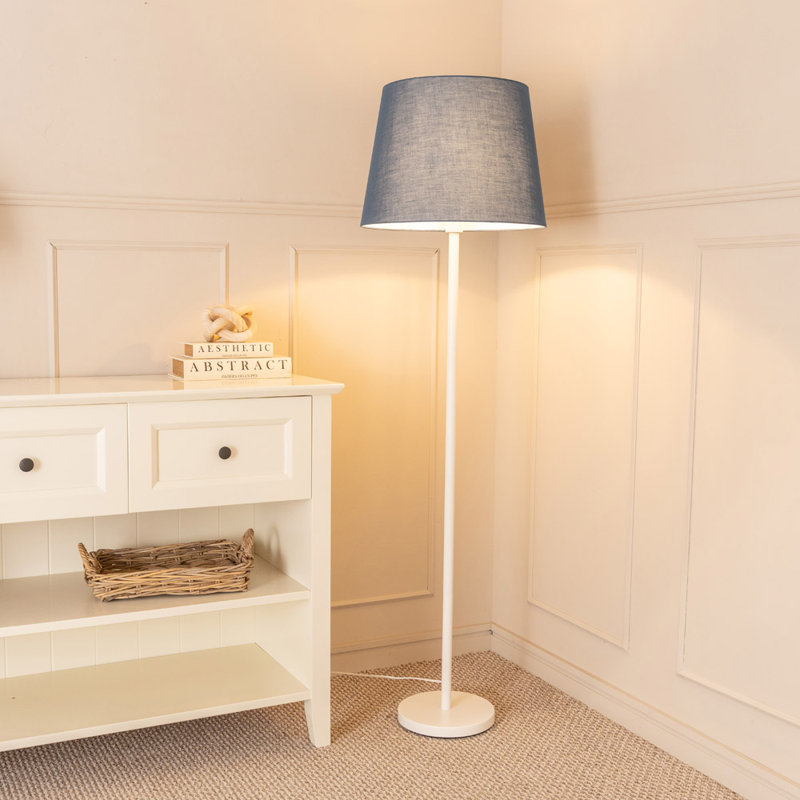 Romeir 148cm Matte Traditional Floor Lamp, Grey