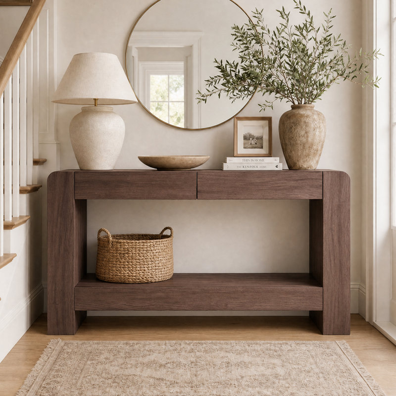 Nero 63'' Console Table, Walnut
