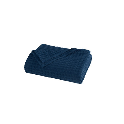 Brooklyn Loom Cotton Waffle Bed Blanket