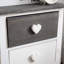 37cm W Solid Wood Bedside Table
