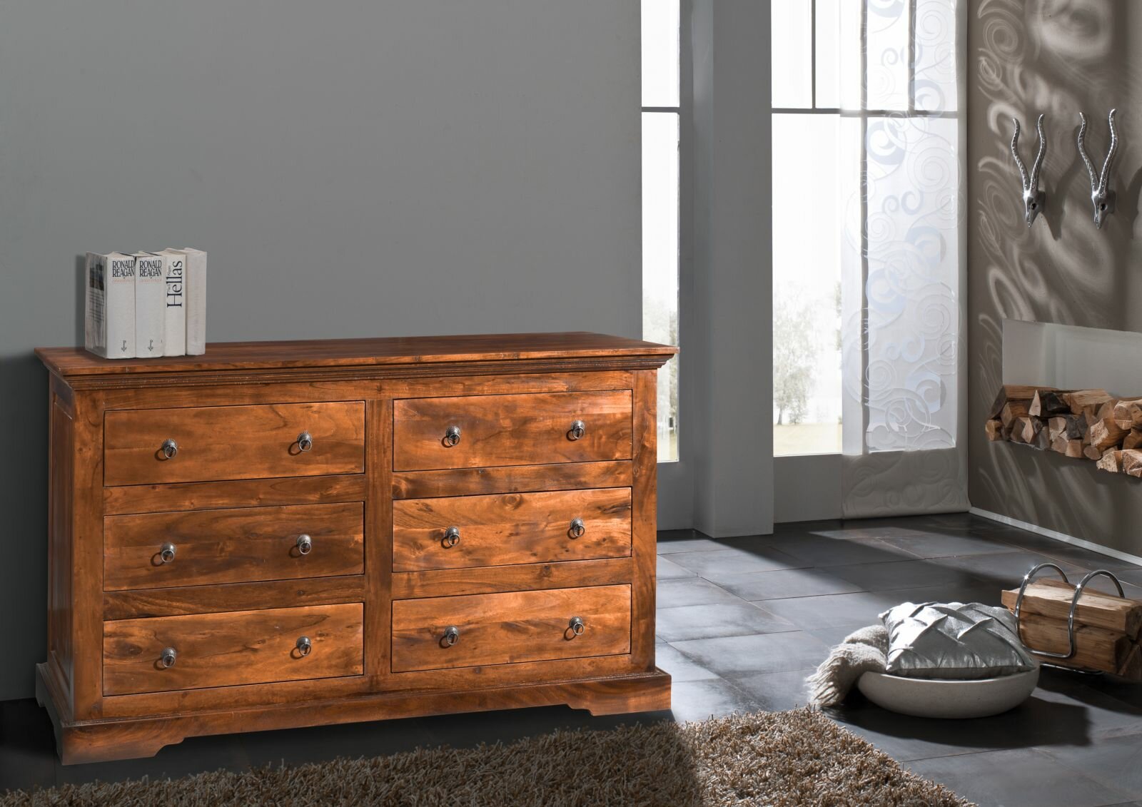 Oxford 6 drawer deals dresser