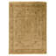 Hand Knotted Wool Area Rug in Gold