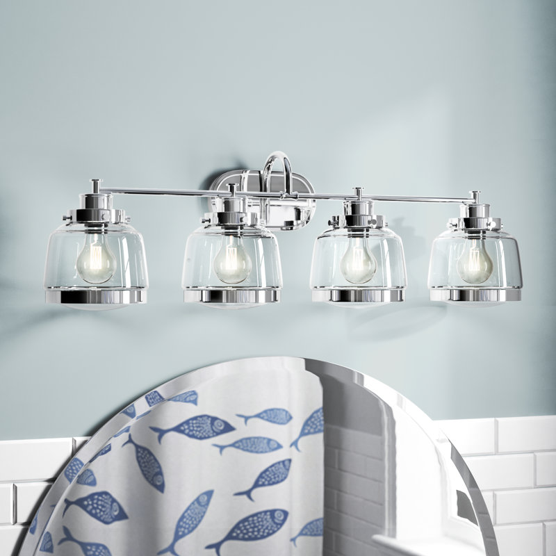Lupe 4 - Light Dimmable Vanity Light, Polished Nickel