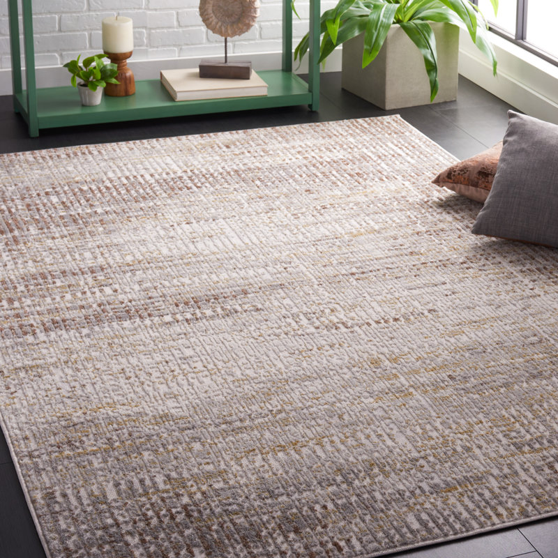 Palma Performance Abstract Rug, Rectangle 5'3" x 7'6"