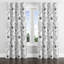 Rideaux à motif floral - œillets Boltuch gris - 1 panneau-1257009155-1257009276