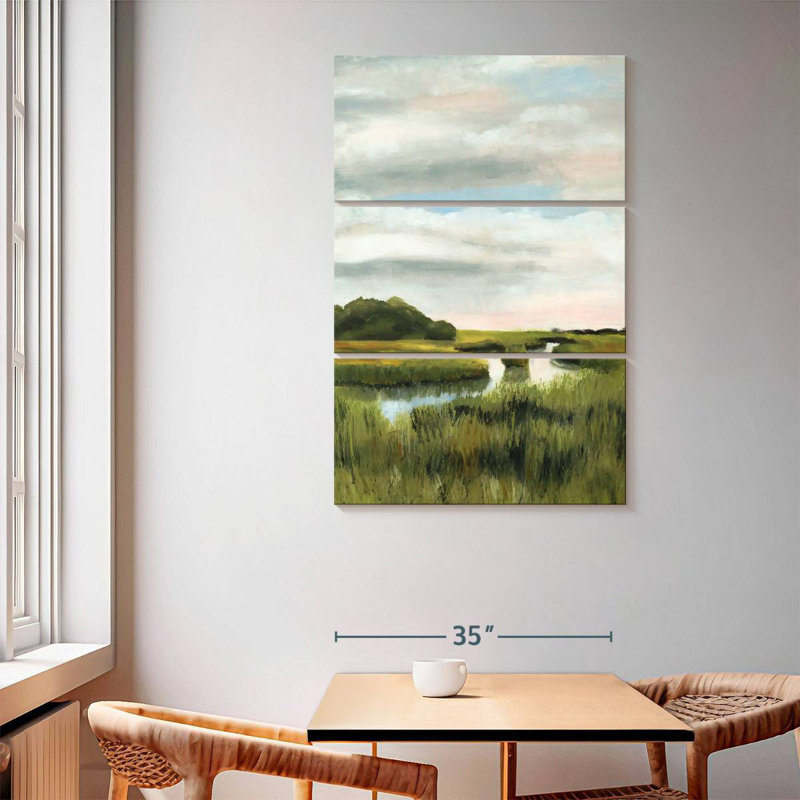 Alvord Marsh Landscape I, H 65 po x l 42 po