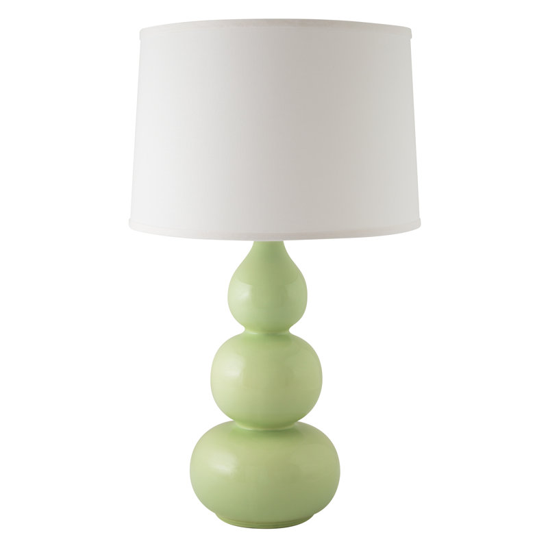 Brankovice Ceramic Table Lamp, Gloss Crisp Green