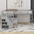 Twin Over Full L-Shaped Bunk Bed With Drawers-491754129-491754134