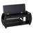 Storage Bench with Cushion and Curved Side Panel-221393517