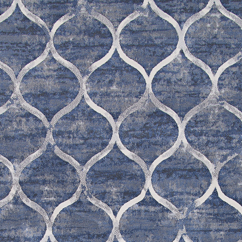 Tapis performance bleu Sultan, Rectangle 6 pi 6 po x 9 pi 6 po