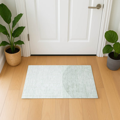 Premium Machine Washable Mayfield AMF2134 Geometric Rug