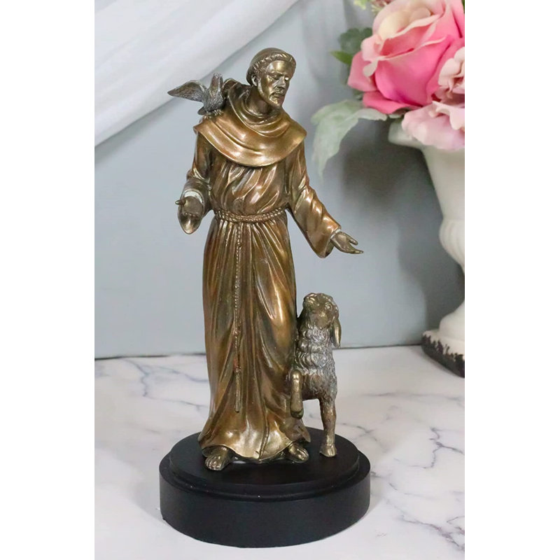 Figurine Heslar Saint François d'Assise