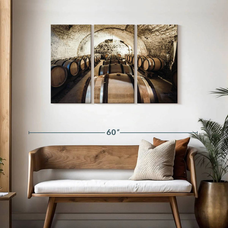Yarlin Ancient Wine Cellar, 28" H x 45" W