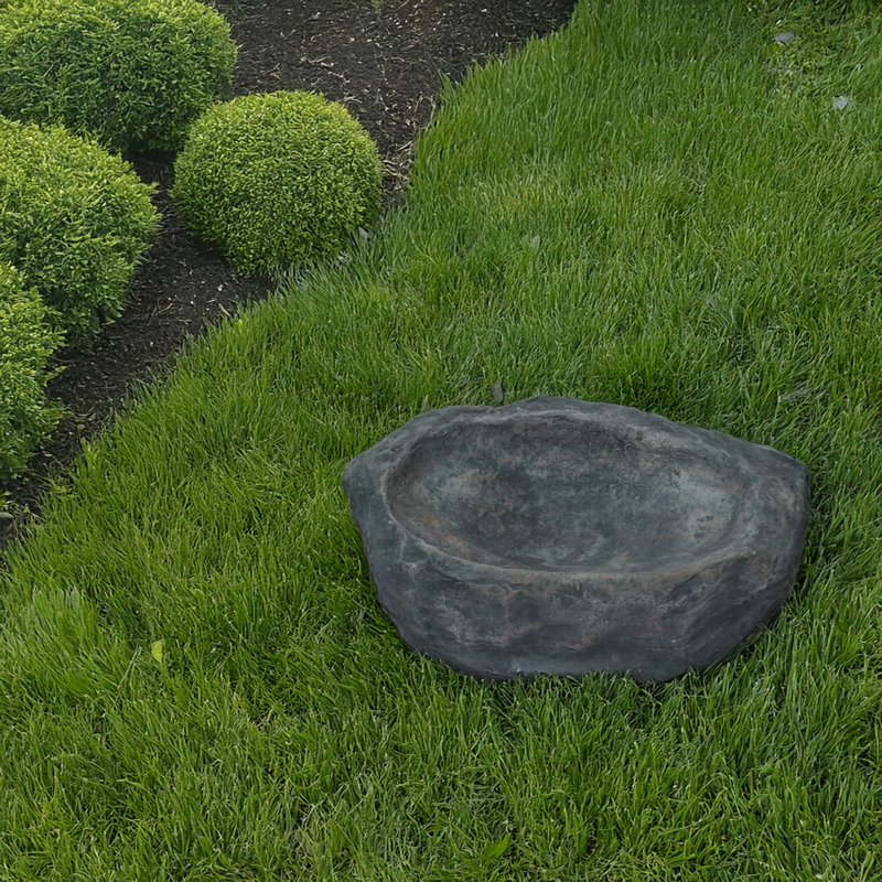  Énorme pierre décorative d'extérieur résistante aux intempéries en grès réaliste pour la terrasse de jardin