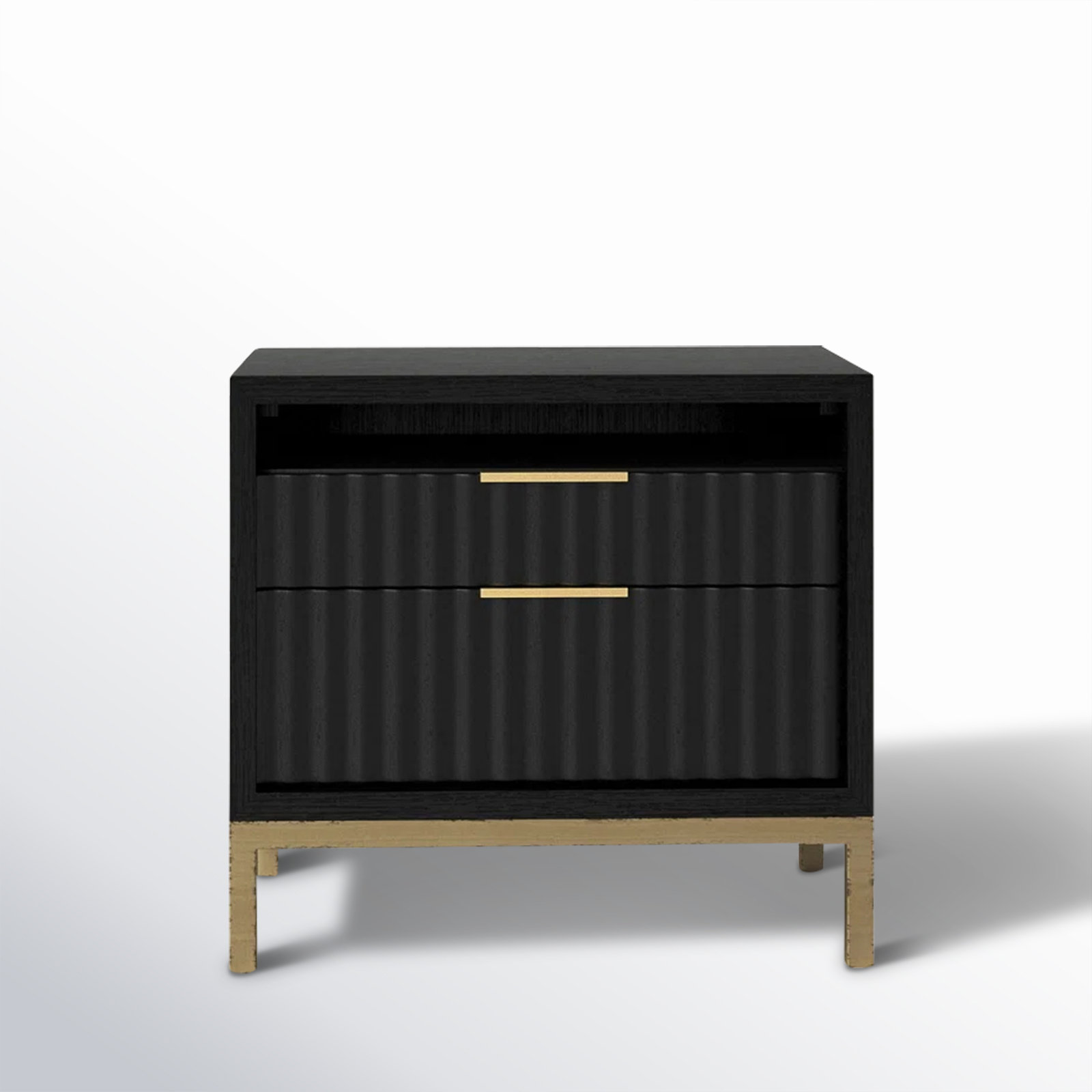 Elyza Mahogany Nightstand