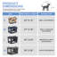 Cage pliable pour chien avec 4 portes et structure en acier, transporteur pliable pour chenil-794653760