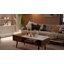 Wood and Faux Marble Coffee Table-29666709