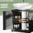 Bathroom Cabinet With Pedestal Sink