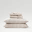 Flannel Stripe Sheet Set-2083142501-2083142500