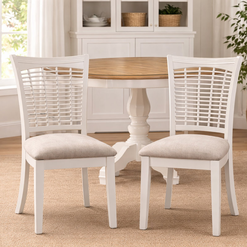 Chaise d'appoint blanche Hartling