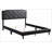 Upholstered Bed Frame With Button Tufted Headboard